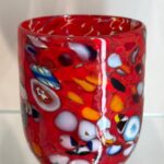 Original Murano Glas - Trinkglas Multicolor