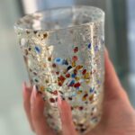 Original Murano Glas - Trinkglas Multicolor