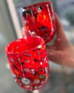 Original Murano Glas - Trinkglas Multicolor – Bild 2