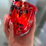Original Murano Glas - Trinkglas Multicolor